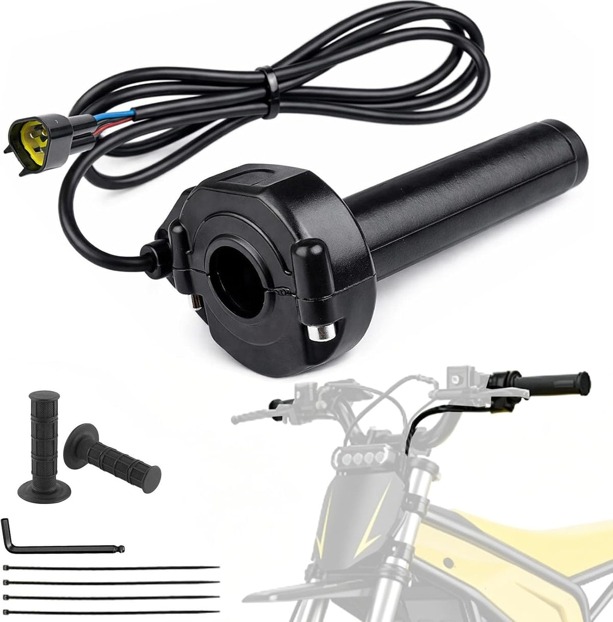 Upgraded Heybike Villian Throttle + Grips