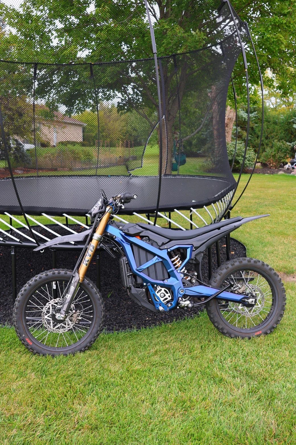 Surron-79bike Or Ultra bee "Coated" Frame Guards-Blue Or Pink