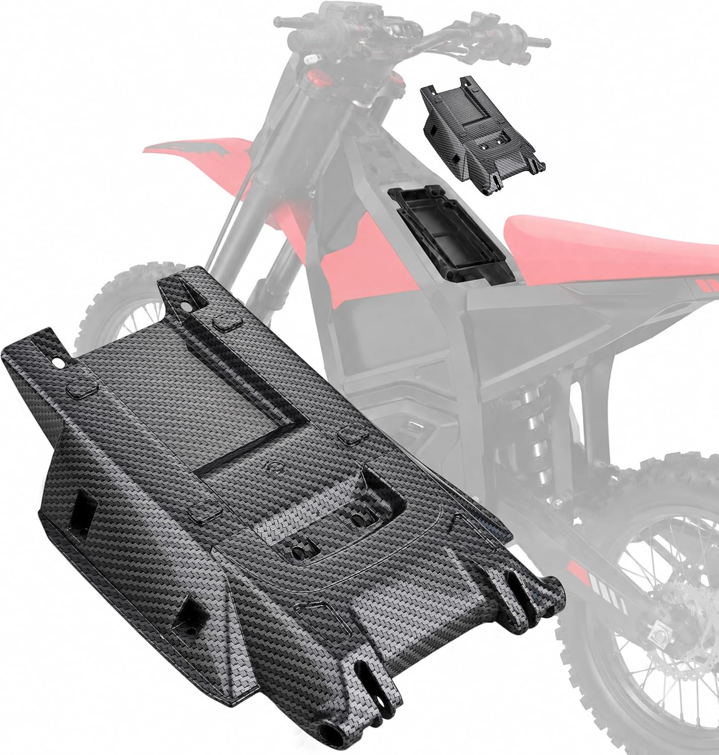 Carbon Fiber Pattern Battery Cover for Yozma IN10/Pro