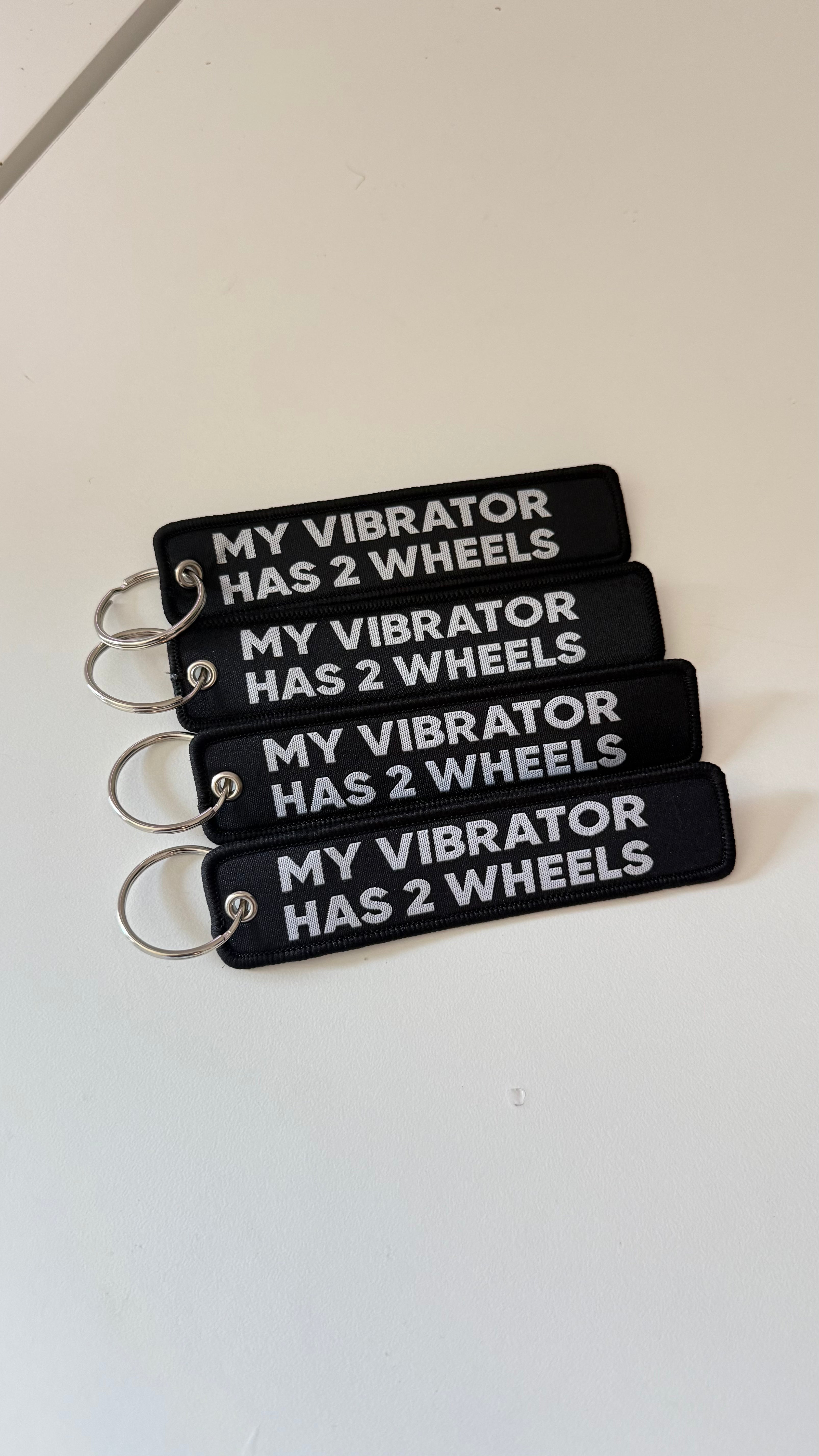 My V**** Has 2 wheels Keytag