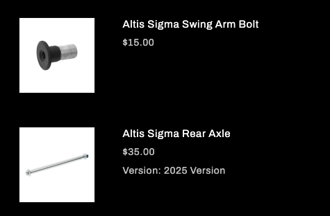 Altis - Custom order