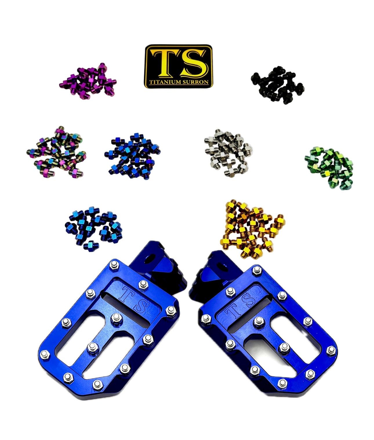 TS Custom Foot Pegs w/ Titanium Grips for Talaria and Altis
